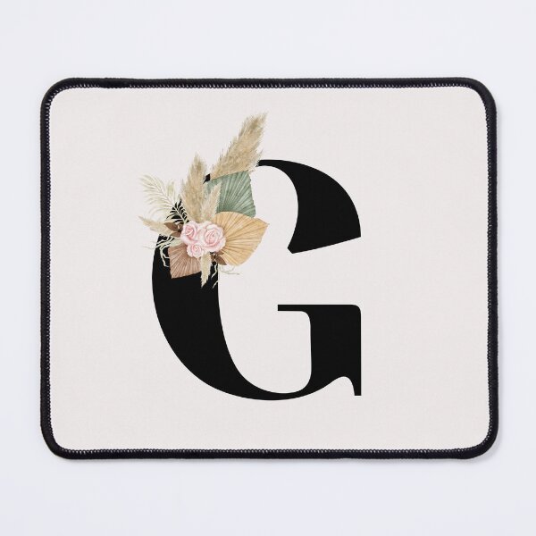 Item preview, letter g floral designed and sold by LU NA.