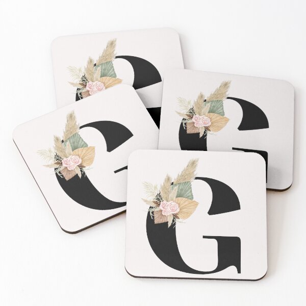 Item preview, letter g floral designed and sold by LU NA.
