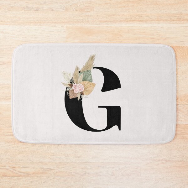 Item preview, letter g floral designed and sold by LU NA.