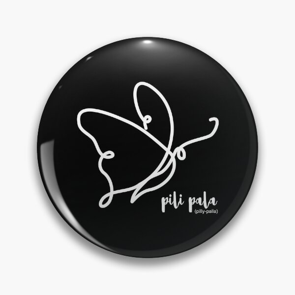 Item preview, Pili pala Welsh language butterfly Cymru (white) designed and sold by Lick-Design.