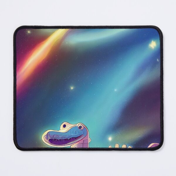 Item preview, cute alligator space art designed and sold by ComicsFactory.