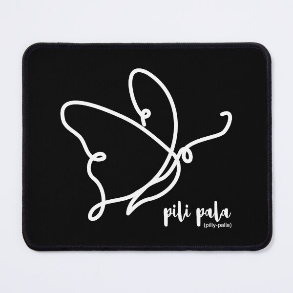 Item preview, Pili pala Welsh language butterfly Cymru (white) designed and sold by Lick-Design.