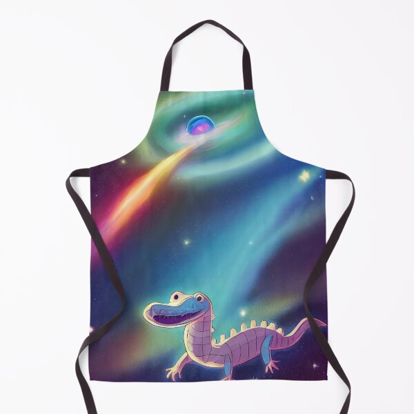 Item preview, cute alligator space art designed and sold by ComicsFactory.