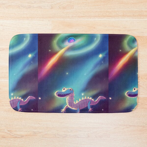 Item preview, cute alligator space art designed and sold by ComicsFactory.