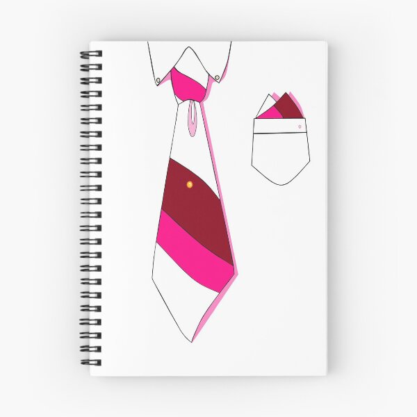 Item preview, White Collar, Pink Tones Tie (Series: Formal but Not Formal) designed and sold by judy snyder.