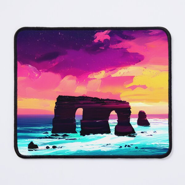 Item preview, ocean sunset waves, orange yellow vibes, vibrant color #3 designed and sold by supeart.