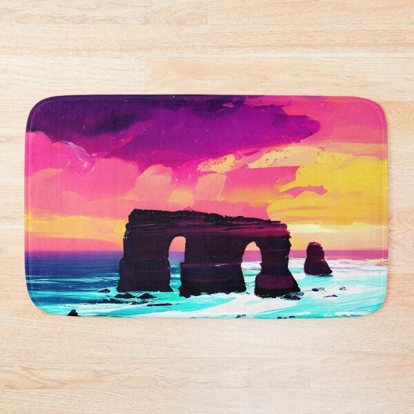 Item preview, ocean sunset waves, orange yellow vibes, vibrant color #3 designed and sold by supeart.
