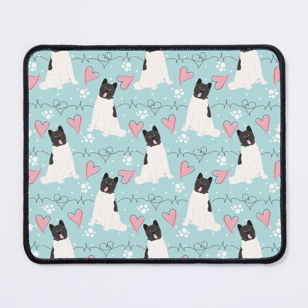 Item preview, LOVE Black White Akita designed and sold by Lulupainting.