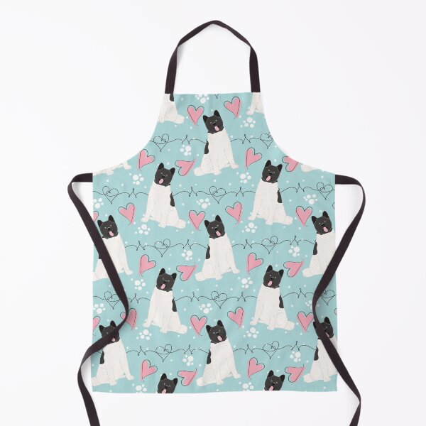 Item preview, LOVE Black White Akita designed and sold by Lulupainting.