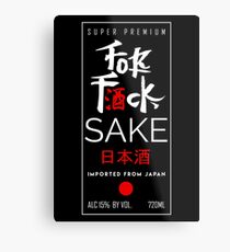 Fuck Sake (Black) Metal Print