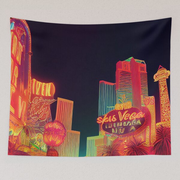 Item preview, Las Vegas neon halloween designed and sold by ComicsFactory.