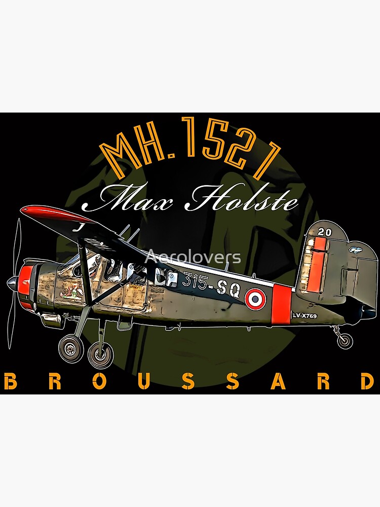 Max Holste MH.1521 Broussard Aircraft Poster for Sale by Aerolovers