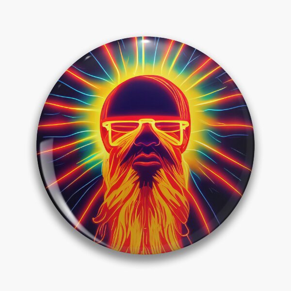 Artikelvorschau, Neon vaporwave old man entworfen und verkauft von ComicsFactory.