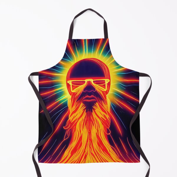 Item preview, Neon vaporwave old man designed and sold by ComicsFactory.