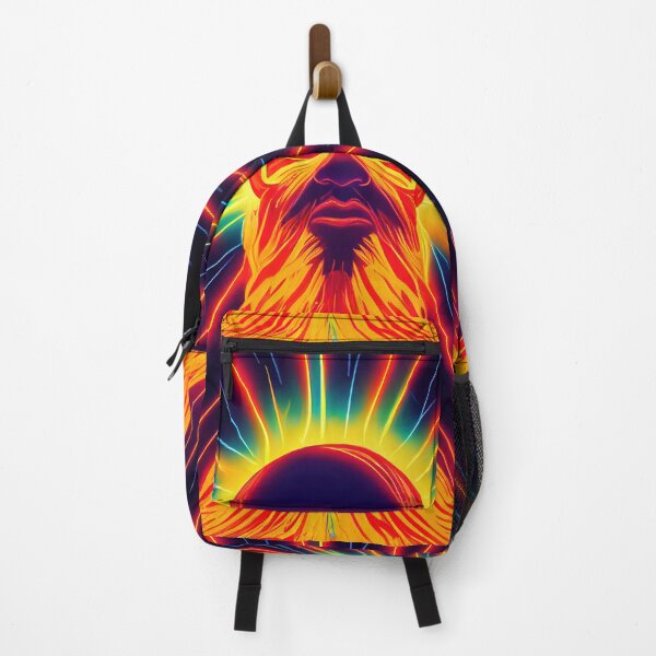 Item preview, Neon vaporwave old man designed and sold by ComicsFactory.