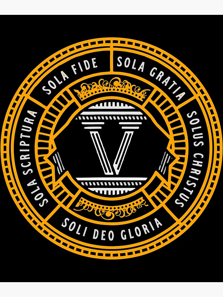 Sola Scriptura Badge Insulated Tumbler