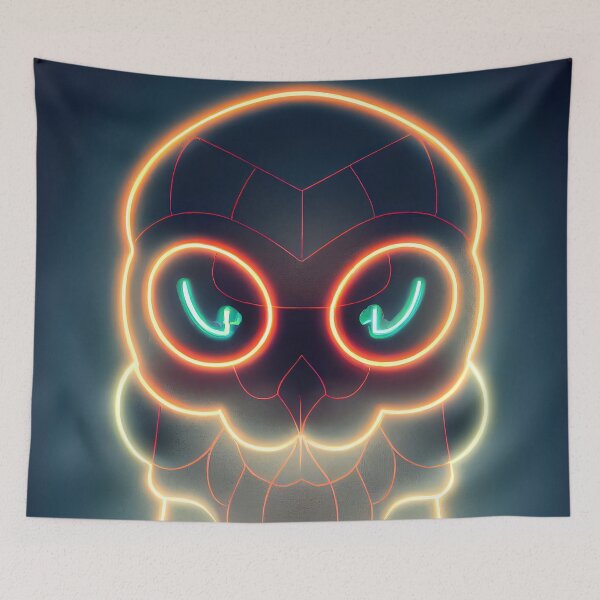Item preview, Neon owl designed and sold by ComicsFactory.