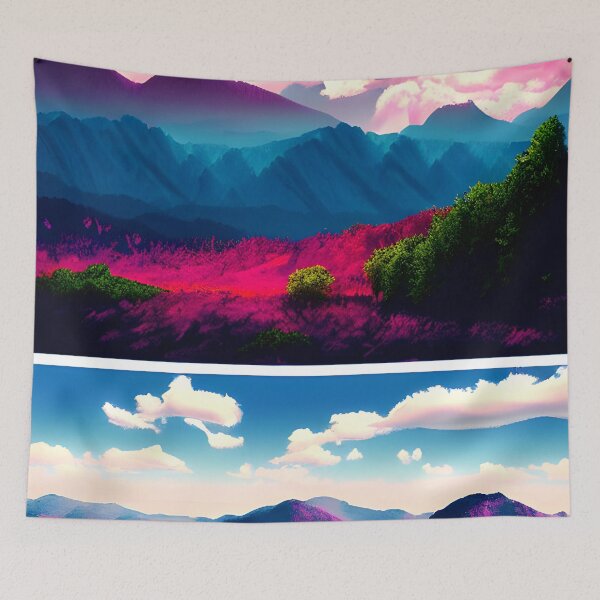 Item preview, mountain retro style, minimal art #3 designed and sold by supeart.