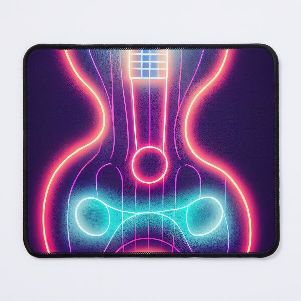 Item preview, Neon electric guitar halloween designed and sold by ComicsFactory.