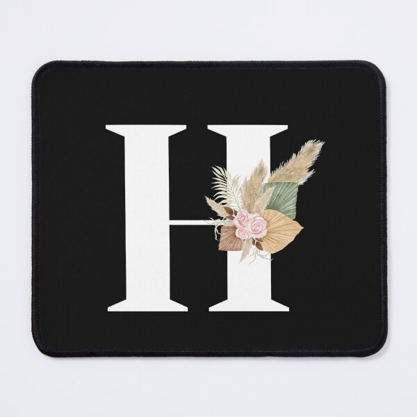 Item preview, letter h floral designed and sold by LU NA.