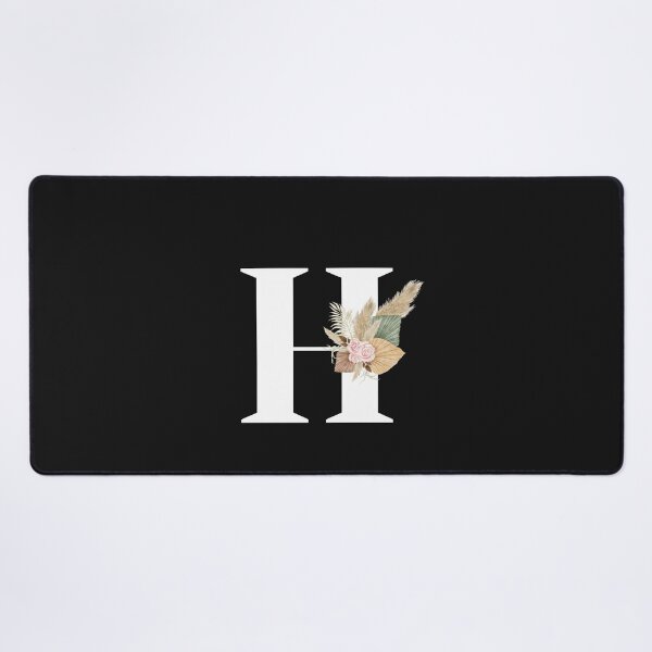 Item preview, letter h floral designed and sold by LU NA.