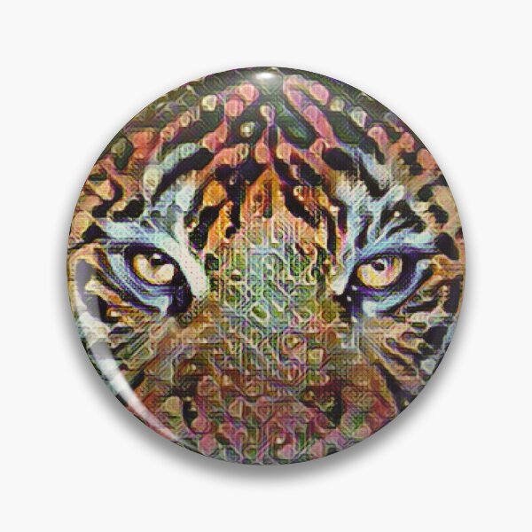 Item preview, Abstract paint effect Tiger face designed and sold by ditzy-designs.