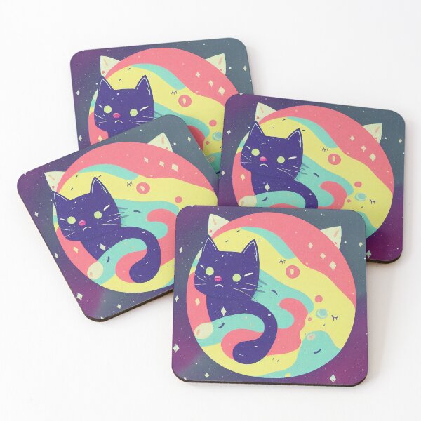 Item preview, Cute cat space art designed and sold by ComicsFactory.