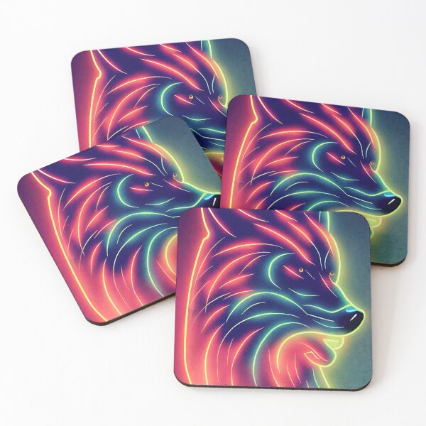 Item preview, Neon wolf designed and sold by ComicsFactory.