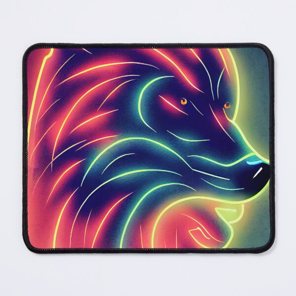 Item preview, Neon wolf designed and sold by ComicsFactory.