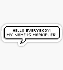Markiplier Speech Bubble Sticker