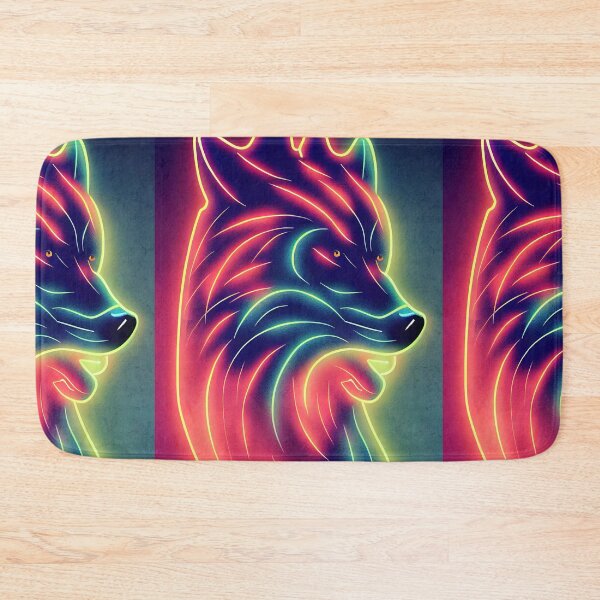 Item preview, Neon wolf designed and sold by ComicsFactory.