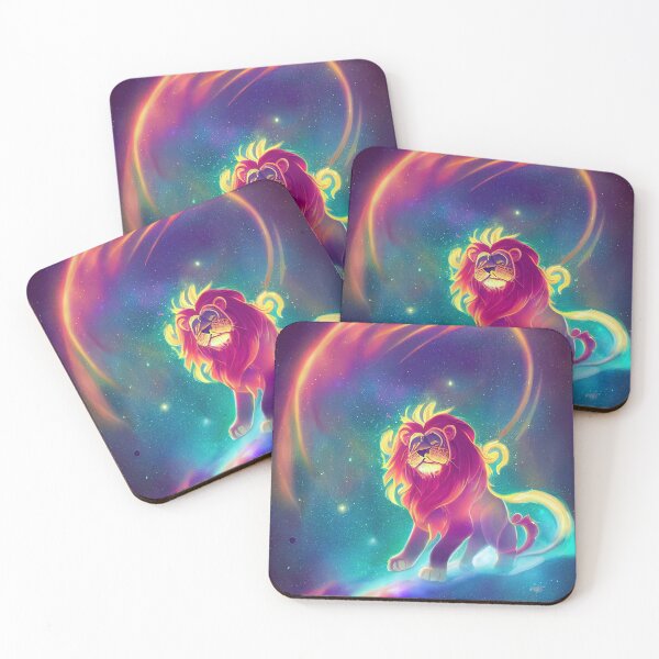 Item preview, Leo space art - Lion designed and sold by ComicsFactory.