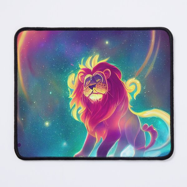 Item preview, Leo space art - Lion designed and sold by ComicsFactory.