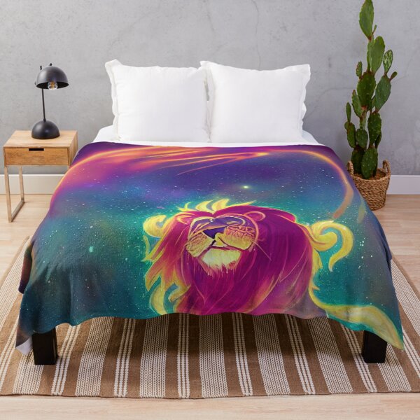 Item preview, Leo space art - Lion designed and sold by ComicsFactory.