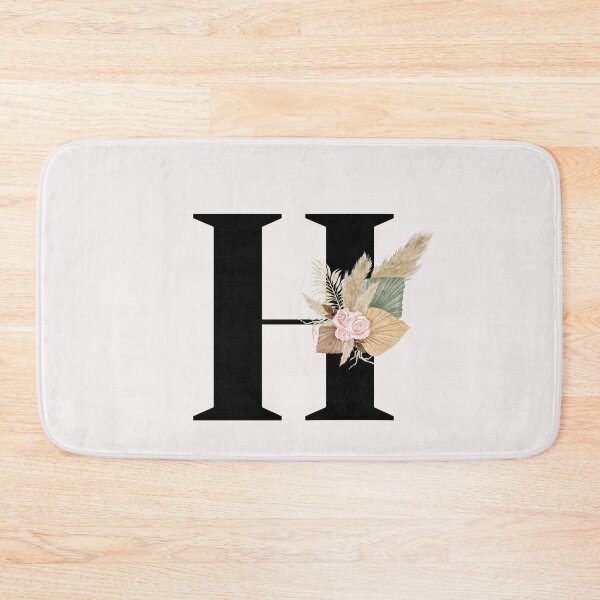 Item preview, letter h floral designed and sold by LU NA.