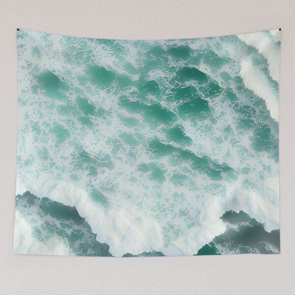 Item preview, blue ocean waves #51 designed and sold by supeart.