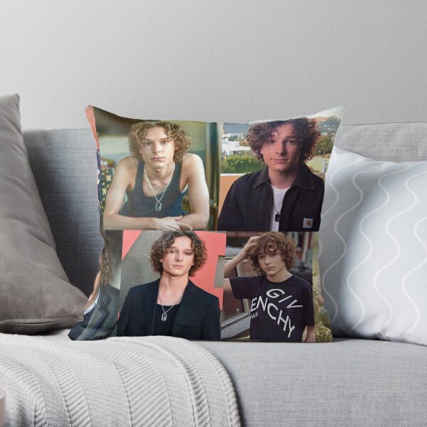Mason Thames Collage Throw Pillow