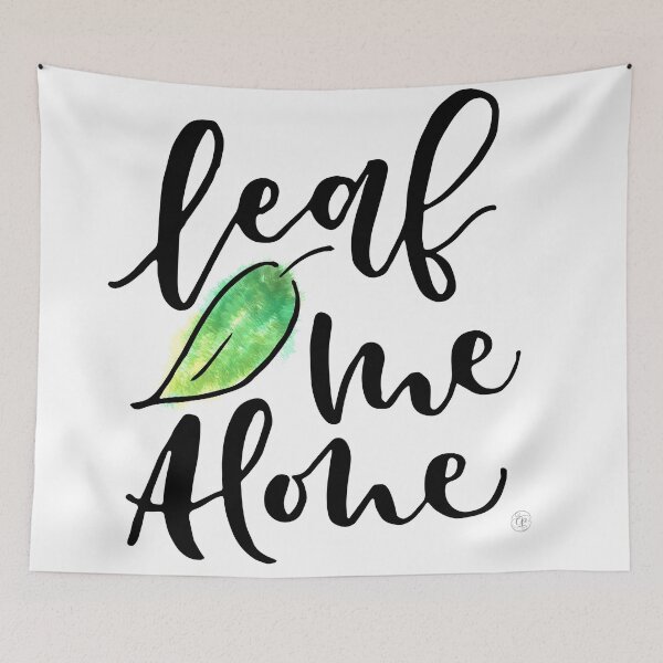 Item preview, Leaf Me Alone designed and sold by CalliPenguin.