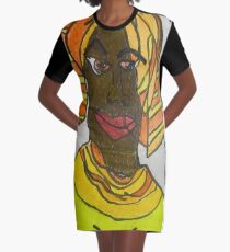 Afrikanerin Nr. 2 T-Shirt Kleid