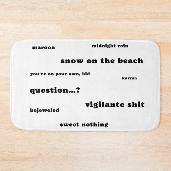 Item preview, MIDNIGHTS TRACKLIST designed and sold by baldbird.
