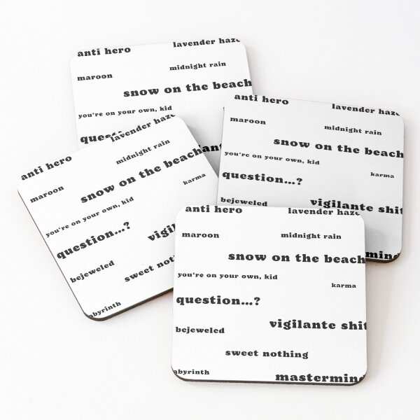 Item preview, MIDNIGHTS TRACKLIST designed and sold by baldbird.