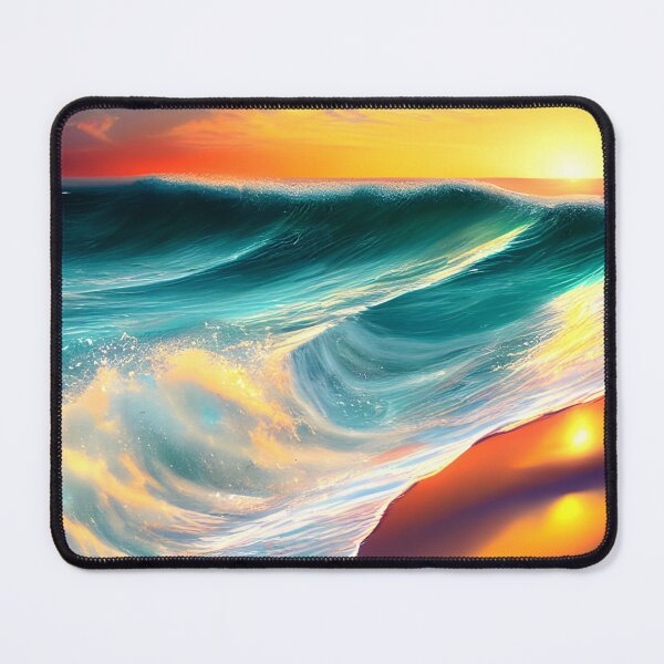 Item preview, blue ocean, sunset #3 designed and sold by supeart.
