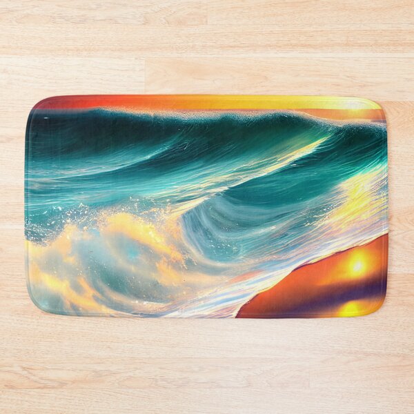 Item preview, blue ocean, sunset #3 designed and sold by supeart.