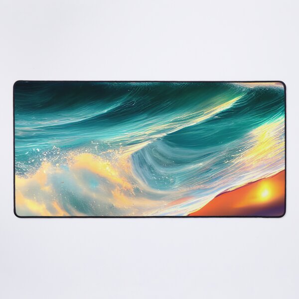 Item preview, blue ocean, sunset #3 designed and sold by supeart.