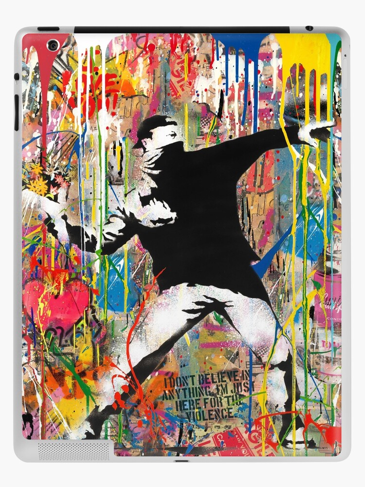 Flower Thrower Pop Street Art Colorful iPad Case & Skin for Sale by  WE-ARE-BANKSY