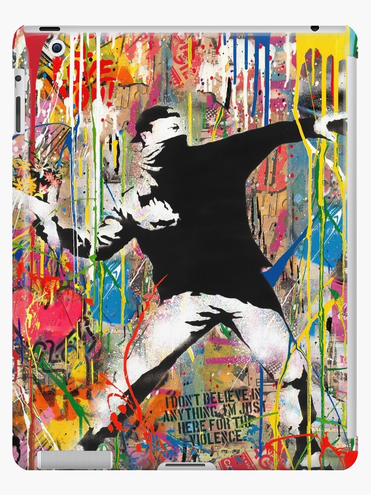 Flower Thrower Pop Street Art Colorful iPad Case & Skin for Sale by  WE-ARE-BANKSY