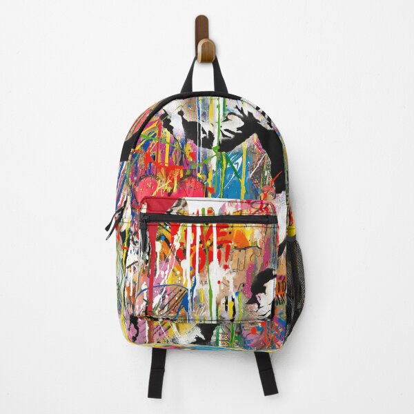 Item preview, Flower Thrower Pop Street Art Colorful designed and sold by WE-ARE-BANKSY.