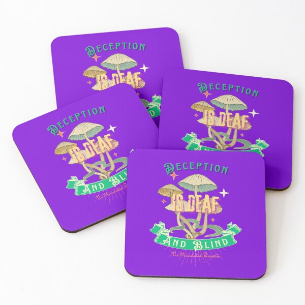 Item preview, Deception is Blind and Deaf (Trippy)- Bright Purple designed and sold by TheReporter1.