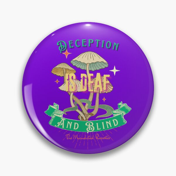Item preview, Deception is Blind and Deaf (Trippy)- Bright Purple designed and sold by TheReporter1.