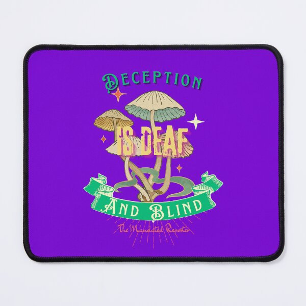 Item preview, Deception is Blind and Deaf (Trippy)- Bright Purple designed and sold by TheReporter1.
